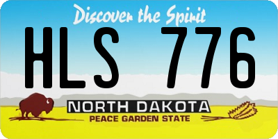 ND license plate HLS776