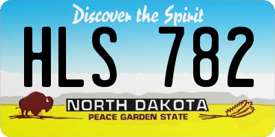ND license plate HLS782