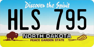 ND license plate HLS795