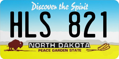 ND license plate HLS821