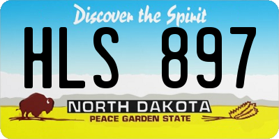 ND license plate HLS897