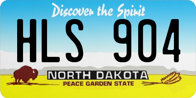 ND license plate HLS904