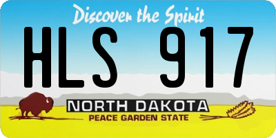 ND license plate HLS917