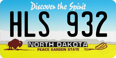 ND license plate HLS932