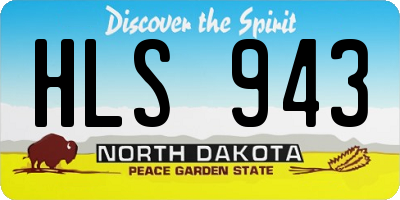 ND license plate HLS943