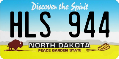 ND license plate HLS944