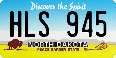 ND license plate HLS945