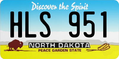 ND license plate HLS951