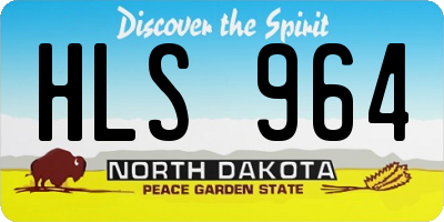 ND license plate HLS964