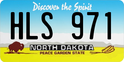 ND license plate HLS971