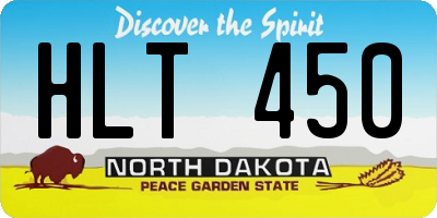 ND license plate HLT450