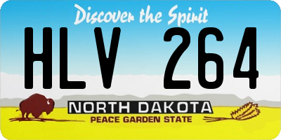 ND license plate HLV264