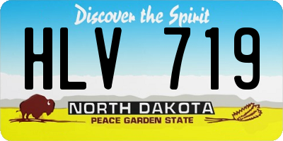 ND license plate HLV719