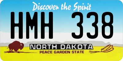 ND license plate HMH338