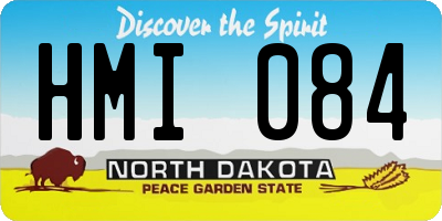 ND license plate HMI084