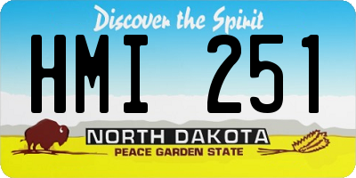 ND license plate HMI251
