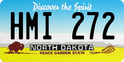 ND license plate HMI272