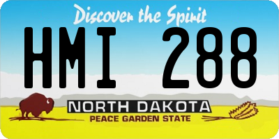 ND license plate HMI288
