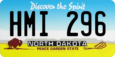 ND license plate HMI296