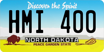 ND license plate HMI400