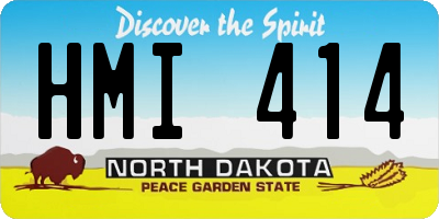 ND license plate HMI414