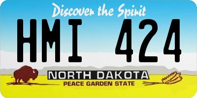 ND license plate HMI424