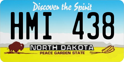 ND license plate HMI438