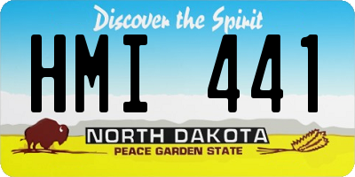 ND license plate HMI441