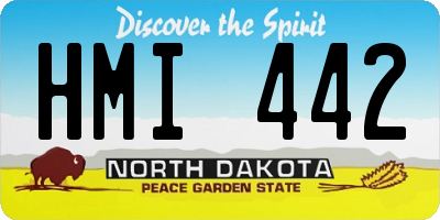 ND license plate HMI442