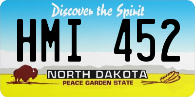 ND license plate HMI452