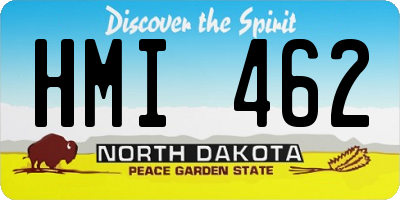 ND license plate HMI462