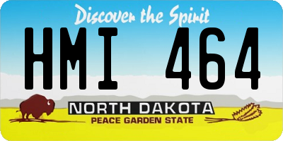 ND license plate HMI464