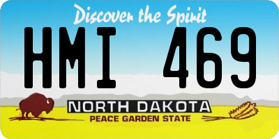 ND license plate HMI469