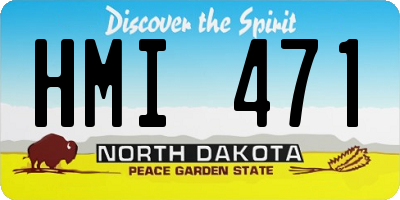 ND license plate HMI471