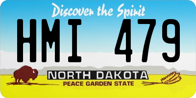 ND license plate HMI479