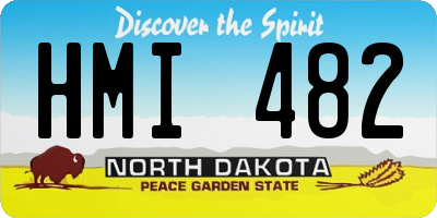 ND license plate HMI482