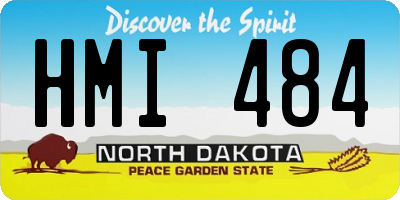 ND license plate HMI484