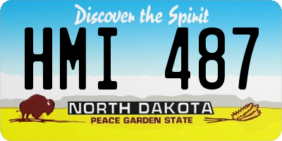 ND license plate HMI487