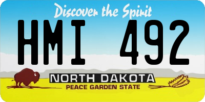 ND license plate HMI492