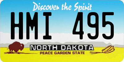 ND license plate HMI495