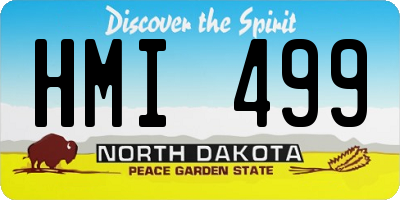 ND license plate HMI499