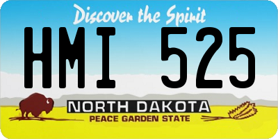 ND license plate HMI525