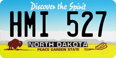 ND license plate HMI527