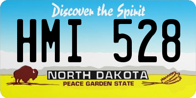 ND license plate HMI528