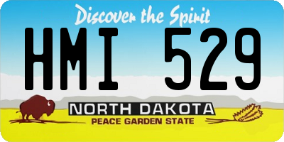 ND license plate HMI529