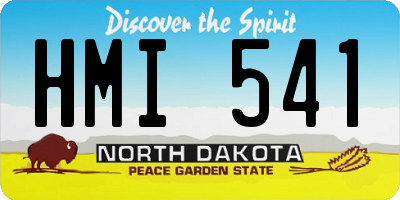 ND license plate HMI541