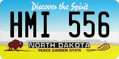 ND license plate HMI556