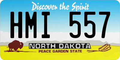 ND license plate HMI557