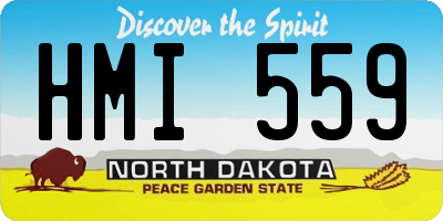 ND license plate HMI559