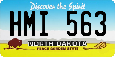 ND license plate HMI563